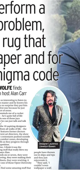  ??  ?? Designer Laurence Llewelyn-bowen