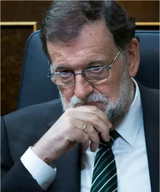  ?? KEYSTONE ?? Rajoy in attesa