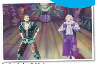  ??  ?? Danny Adams as Peter Pan and Clive Webb as Smee.