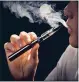  ??  ?? Vaping can kill off bugs, claims the new study