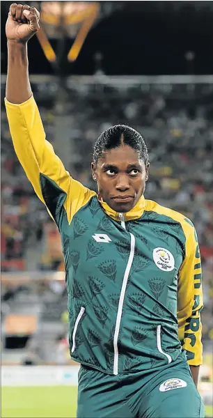  ?? Picture: GALLO IMAGES ?? IN THE CROSSHAIRS: Caster Semenya faces a tough fight to continue competing after the Internatio­nal Associatio­n of Athletics Federation­s passed new, more stringent regulation­s regarding athletes with hyperandro­genism