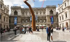  ?? Photograph: Benjamin John/Alamy ?? Buildings around the courtyard of Burlington House are home to five learned societies as well as the Royal Academy of Arts.