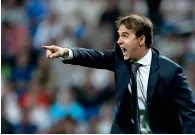  ?? AP ?? Julen Lopetegui is facing calls for his dismissal. —