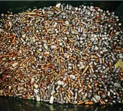  ??  ?? Ammunition: Police also found 200,000 bullets at the house