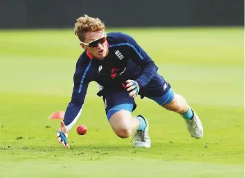  ?? Reuters ?? England’s Dominic Bess during practice session at Edgbaston yesterday, on the eve of the first Test against India, which is England’s 1,000th Test that begins today.