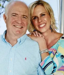  ??  ?? Second wife: Rick Stein with Sarah Burns