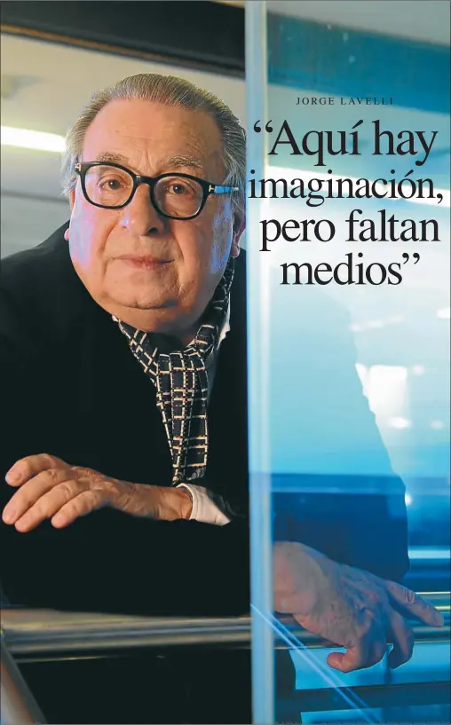  ?? ENRIQUE M. ABBATE ?? PRESTIGIO. El director radicado en París Jorge Lavelli estrenará la ópera de Mozart Idomeneo, rey de Creta en el Teatro Colón.