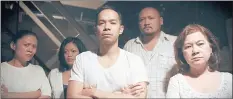  ??  ?? “Bitter Melon” pushes the audience’s buttons as the provocativ­e dark comedy plumbs the dysfunctio­n of a Filipino-American family gathering for the holidays.