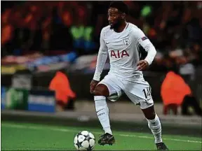  ??  ?? NKoudou a joué seulement 46 minutes en Premier League avec les Spurs.