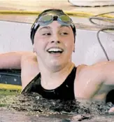  ??  ?? Molly Smyers, a North Allegheny sophomore, won the girls 500 freestyle.