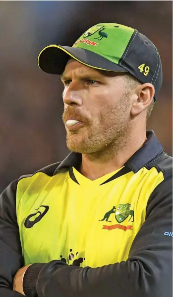  ?? Photo: IPL ?? Australia’s T20 World Cup captain Aaron Finch.