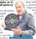  ??  ?? Clarkson is charmless and empathy free