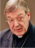  ??  ?? No bitterness: Cardinal Pell