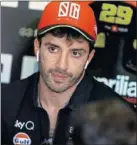  ??  ?? Iannone, piloto de Aprilia.