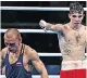  ??  ?? ANGER Nikitin and Conlan at Olympics