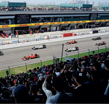 ?? Cnsphoto ?? Desde 2004 el Circuito Internacio­nal de Shanghai celebra anualmente una de las fechas del Campeonato Mundial de Fórmula 1 (F1).
