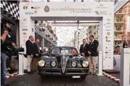  ??  ?? FROM LEFT: The winner of the Lebeau-Courally Trophy for Best of Show is the 1948 Alfa Romeo 6C 2500 SS Touring; interestin­g cars at the show