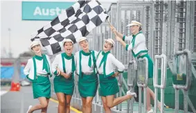  ??  ?? DUMPED: Formula One has axed its ‘grid girls’.