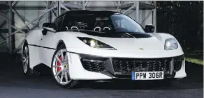  ?? LOTUS ?? It surely won’t be too long before new versions of the Lotus Exige and the flagship Evora, above, come to fruition.