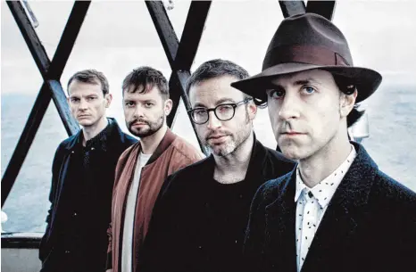  ?? FOTO: PR ?? Nordenglis­cher Charme: Maxïmo Park mit neuem Album.