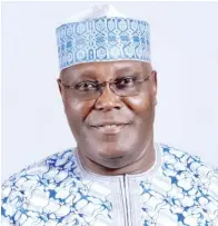  ??  ?? Atiku Abubakar