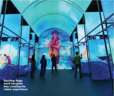  ?? ?? Dazzling: Huge work has gone into creating the visitor experience