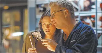 ?? Ron P. Jaffe CBS ?? William Petersen, who starred as Gil Grissom, and Jorja Fox, who portrayed Sara Sidle, will lead the cast of the upcoming CBS drama “CSI: Vegas.”