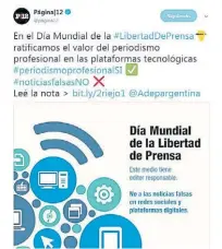  ??  ?? Página 12. También aportó para la acción colectiva.