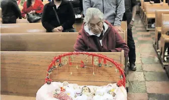  ?? /JOSÉ LUIS BRAVO ?? Las imágenes religiosas más populares fueron las vestidas de doctor de Tepeaca, San Judas Tadeo, Sagrado Corazón y Señor de las Maravillas