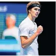  ?? FOTO: AP ?? Erleichter­ung: Alexander Zverev nach dem Sieg.