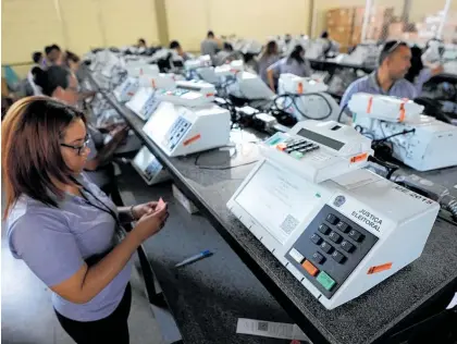  ?? Photo / AP ?? Jair Bolsonaro has called for votes cast on most of the nation’s electronic voting machines to be annulled.