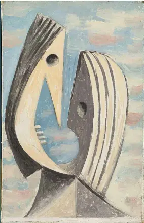  ??  ?? Le Baiser, obra de Picasso de 1929. © Sucesión Pablo Picasso. VEGAP, Madrid, 2020. Foto: © Rmngrand Palais (Musée national Picasso-paris) / Mathieu Rabeau.