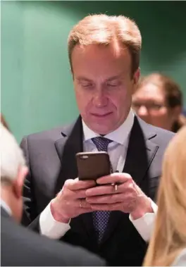  ?? FOTO: NTB SCANPIX ?? Utenriksmi­nister Børge Brende har gode tall med seg til Washinton og Trump.