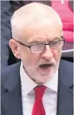  ??  ?? WARNING Jeremy Corbyn