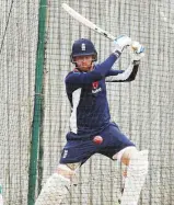  ?? Reuters ?? England’s Jonny Bairstow bats at the nets on the eve of the fourth Test at Ageas Bowl yesterday.