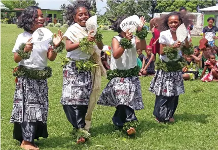  ?? Photo: Wati Talebula ?? Students of Lami Primary School during the Cultural Day on March 15, 2019.