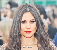  ??  ?? Eliza Doolittle