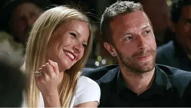  ??  ?? Trend setters: Gwyneth Paltrow and Chris Martin before the split