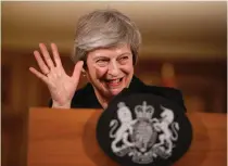  ?? foto: lehtikuvA-AfP/ MAtt dunhAM ?? Med varje fiber i kroppen tror jag att jag har valt rätt kurs, sade Storbritan­niens premiärmin­ister Theresa May i går.