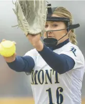  ?? VINCENT D. JOHNSON/DAILY SOUTHTOWN ?? Lemont’s Sage Mardjetko winds up for a pitch against Marist.