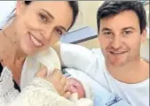 ?? REUTERS ?? Jacinda Ardern and Clarke Gayford with their daughter.