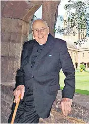  ??  ?? Haynes: (below, centre) with the medieval map which he proposed selling to pay for urgent repairs to Hereford Cathedral