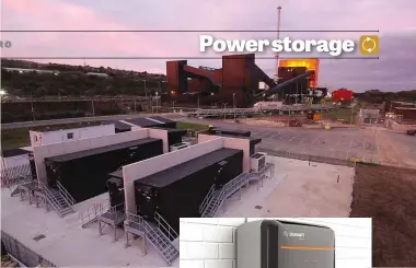  ??  ?? ABOVE E.ON has installed a 10MW battery at the Blackburn Meadows biomass plant