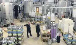  ??  ?? Innis & Gunn bought Perth’s Inveralmon­d Brewery, above, last year.