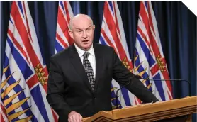  ??  ?? Solicitor General Mike Farnworth said that “no elected official” directs B.C. police.