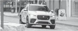  ?? JAGUAR ?? The 2021 Jaguar F-Pace SVR packs a punch.