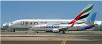  ??  ?? Emirates and flydubai are not just sister companies but partners — sharing more routes, schedules and costs than ever before.