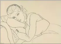  ?? COURTESY: VANCOUVER ART GALLERY ?? Resting Woman Wearing a Tiara by Henri Matisse.