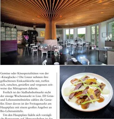  ??  ?? Das »Restaurant Essig’s« von Cornelia und Georg Essig zählt zu den Top-Adressen in Linz. Die anschließe­nde Edelgreißl­erei und der Weinkeller halten so einige kulinarisc­he Schätze bereit.