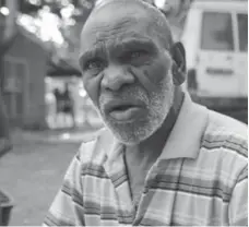  ??  ?? Peter Gambung, a local welder, applied for a contract to build a men’s shelter in Raminginin­g, but the work went to white labourers from Darwin.